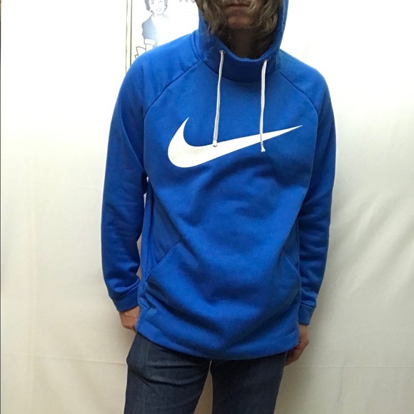 nike center chest nike swoosh hoodie